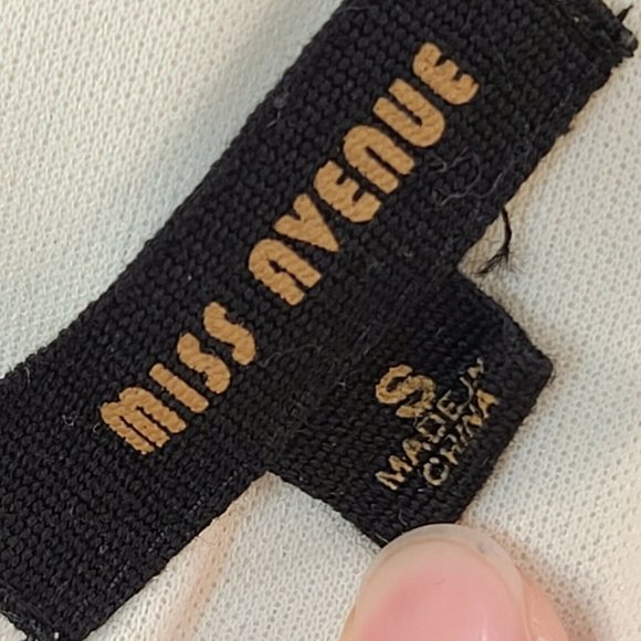 Miss Avenue Dress Womens Small Ivory Chiffon Maxi Layered Flowy Lightweight - Picture 7 of 12